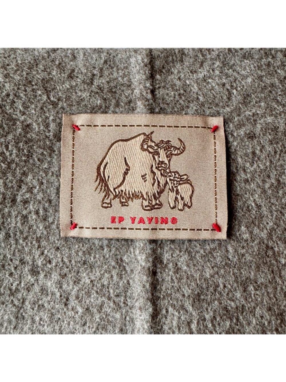 Cashmere Yak Wool Double-Sided Wool Coat EP YAYING Size US Size L - Retail $620 - Picture 4 of 16